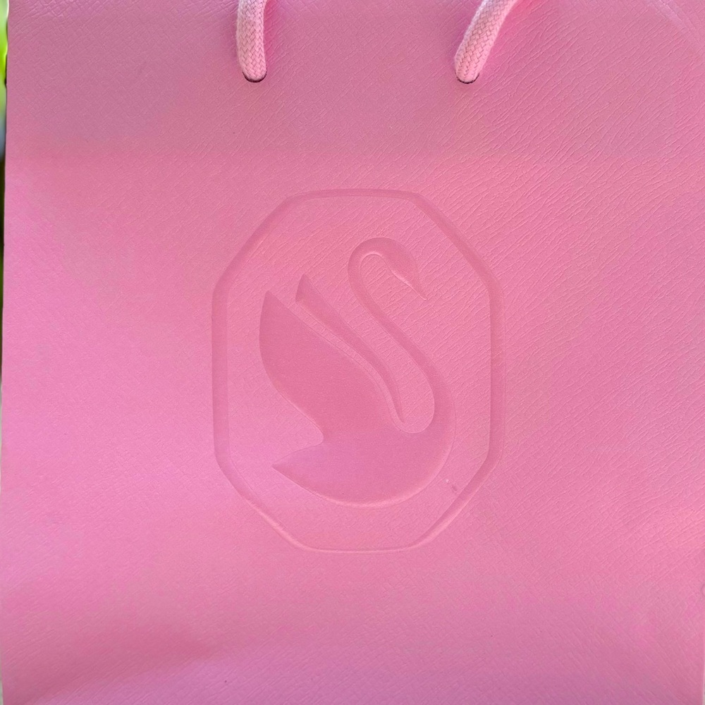 Swarovski Elegant Pink Tote Bag